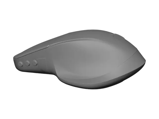 3D model for Black Apple Magic Mouse
