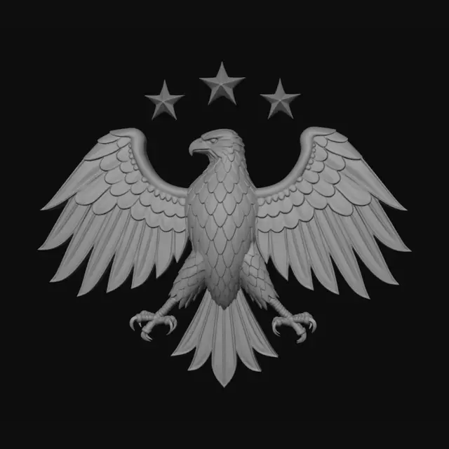 3D model for Golden Eagle Crest