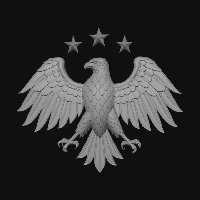3D model for Golden Eagle Crest