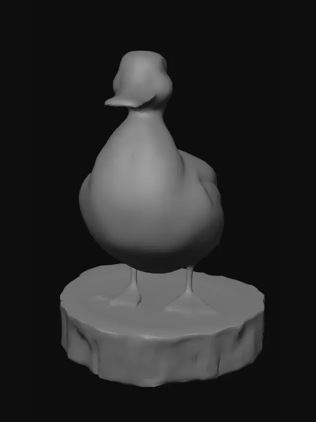 3D model for Duck on a Log