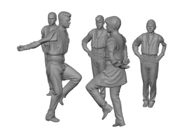 3D model for Traditional Folk Dance Ensemble