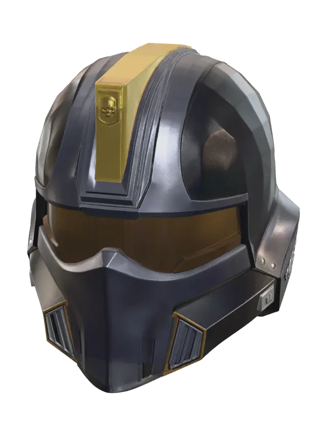 Modern Helldiver Helmet 3D model, vytvořený pomocí AI