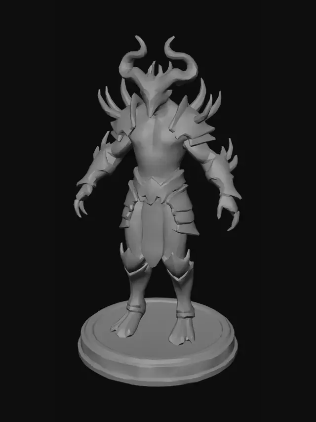 3D model for Infernal Demonic Warlord