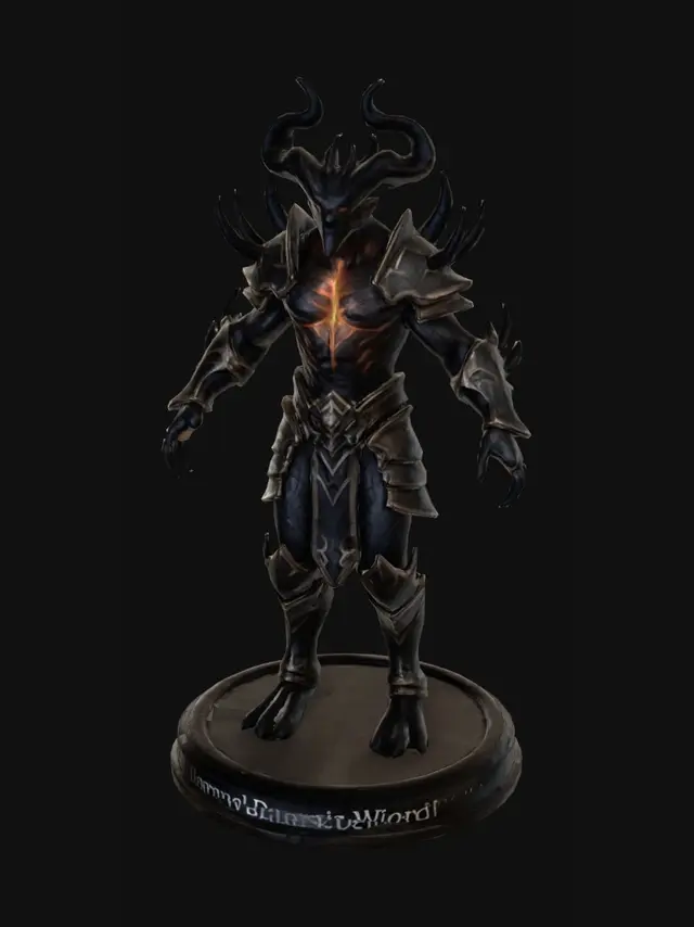 3D model for Infernal Demonic Warlord