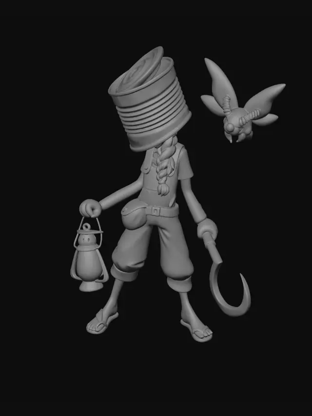 3D model for Buckethead Miner