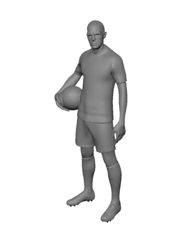 3D model for England Zombie Footballer