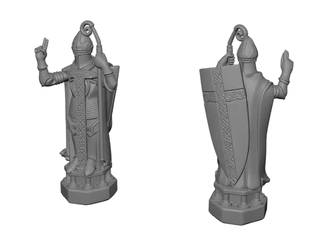 3D model for Bishop with Crozier