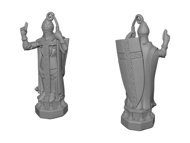 3D model for Bishop with Crozier