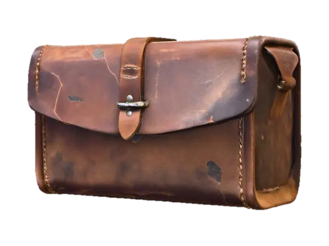 3D model for Leather Satchel Box