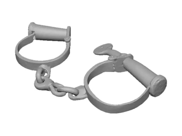 3D model for Antique Shackles