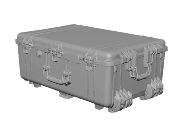 3D model for Pelican Case on Wheels