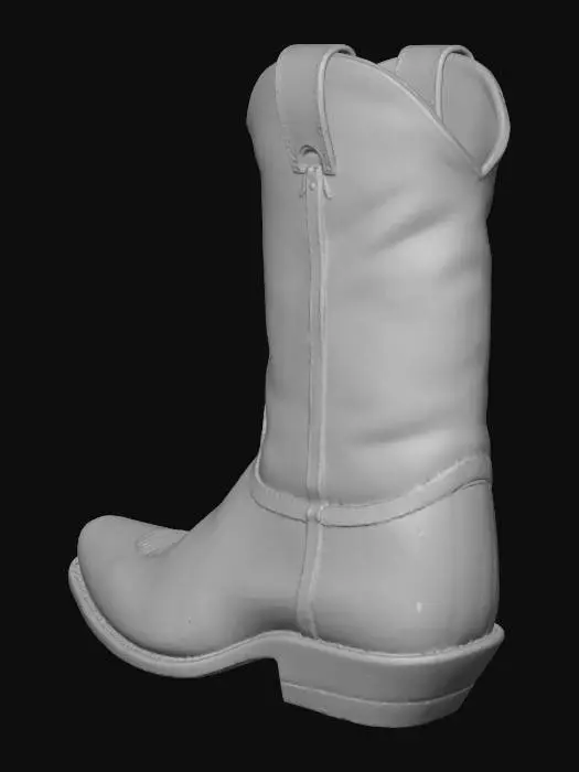 3D model for Rustic Cowboy Boot