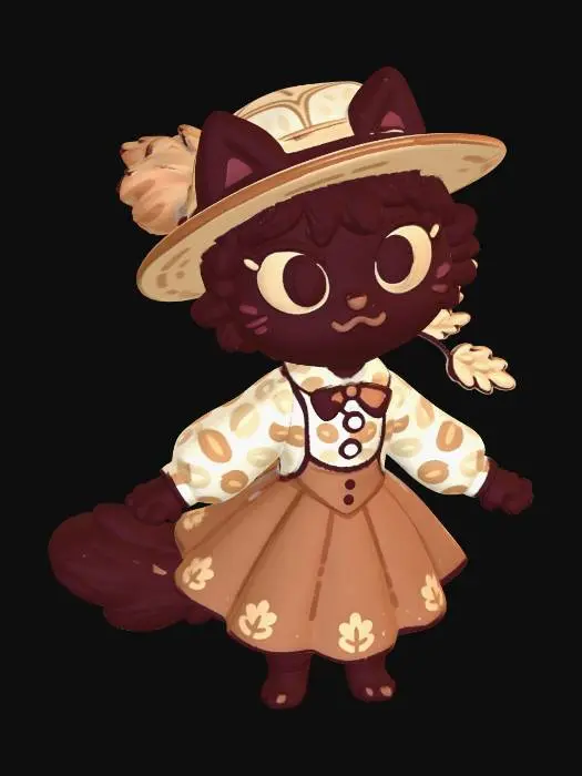 3D model for Straw Hat Cat