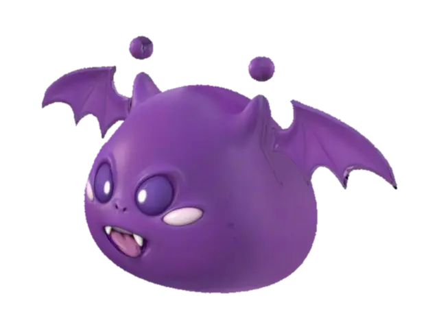 Winky Slimebat - Devils 3D model, vytvořený pomocí AI