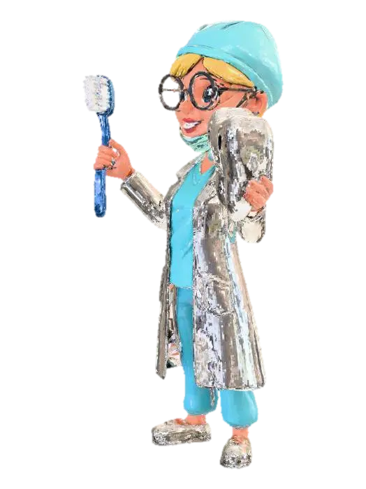 Dental Delight - Care 3D model, vytvořený pomocí AI