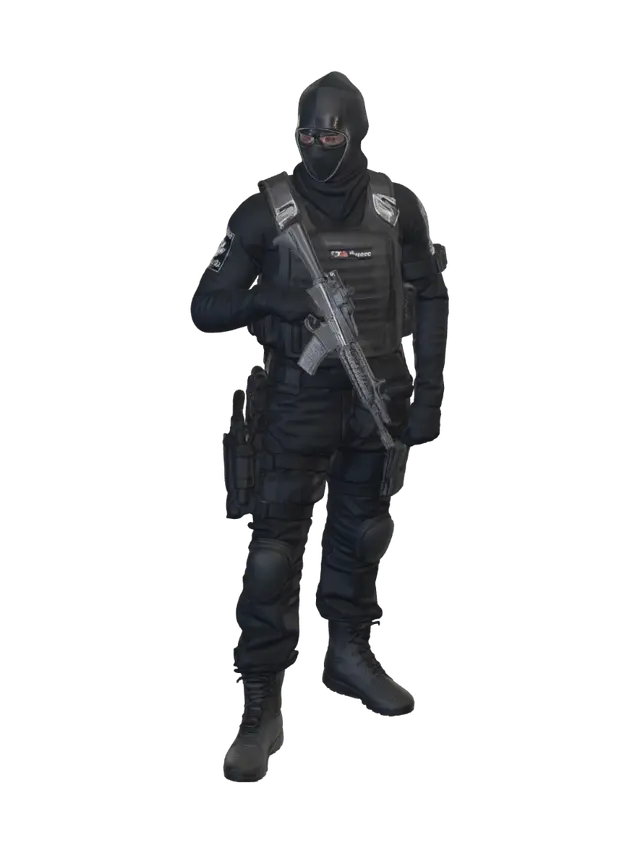 Сделай оперативника для игры CS GO 2 - Tactics 3D model, vytvořený pomocí AI
