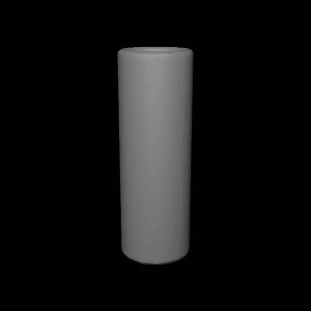 3D model for Neon Rose in a Glass Cylinder
