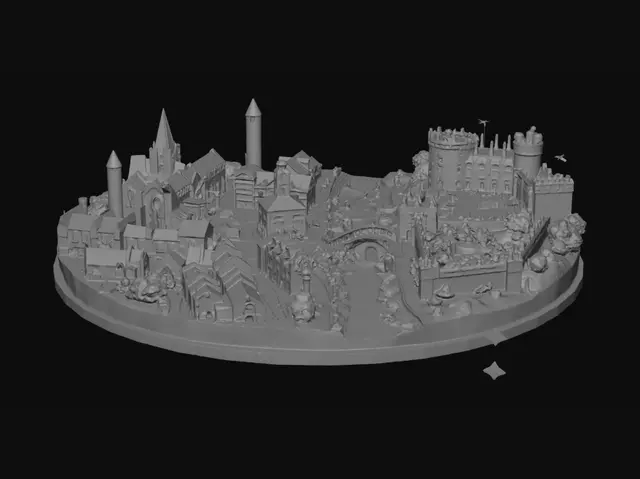 3D model for Castle Isle by the River