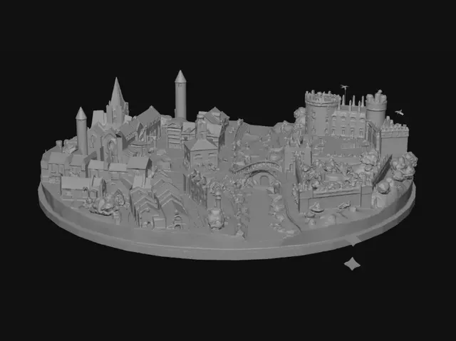 3D model for Castle Isle by the River