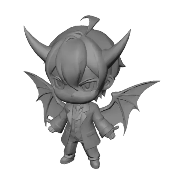 3D model for Blonde Devil in a White Coat