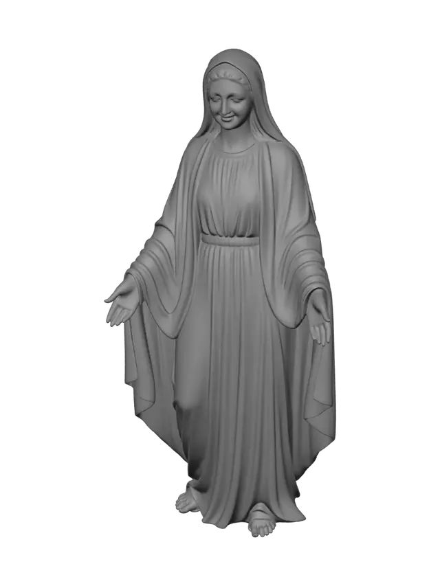 3D model for Open-Armed Virgin Mary