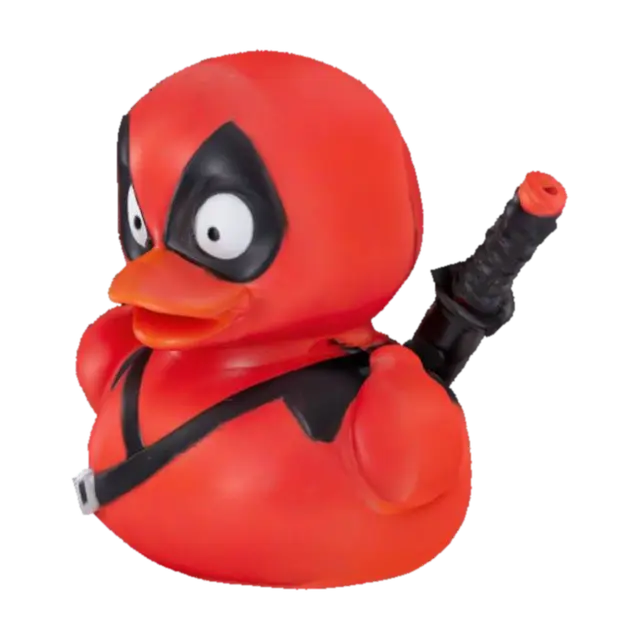Marvel's Deadpool Rubber Duck 3D model, vytvořený pomocí AI
