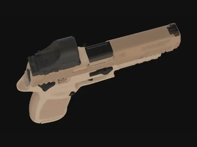 3D model for Desert Sand Sidearm