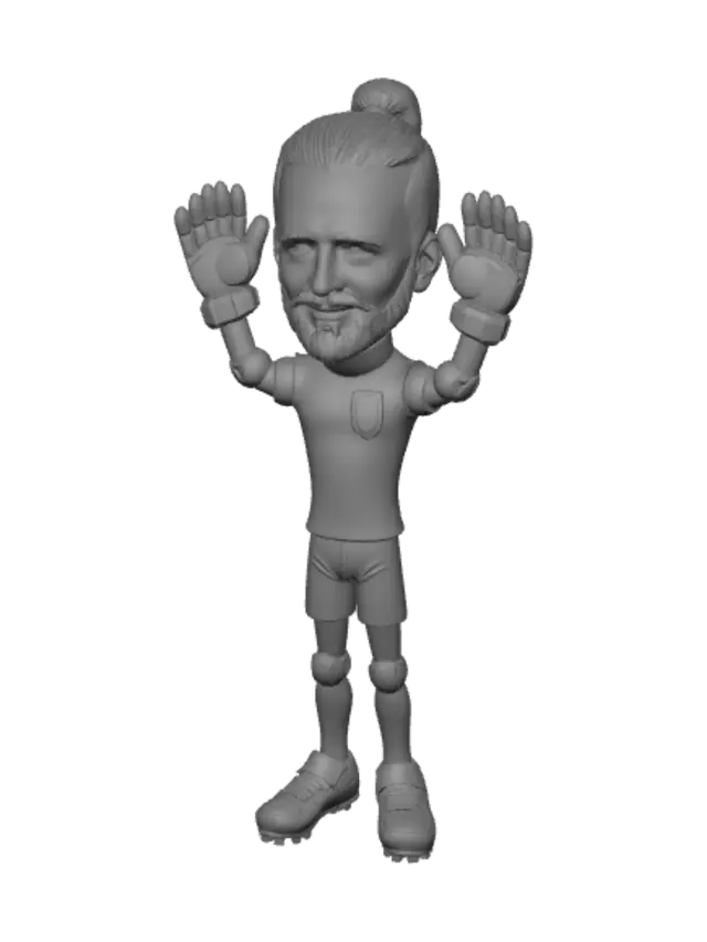 3D model for The Waving Robohuman