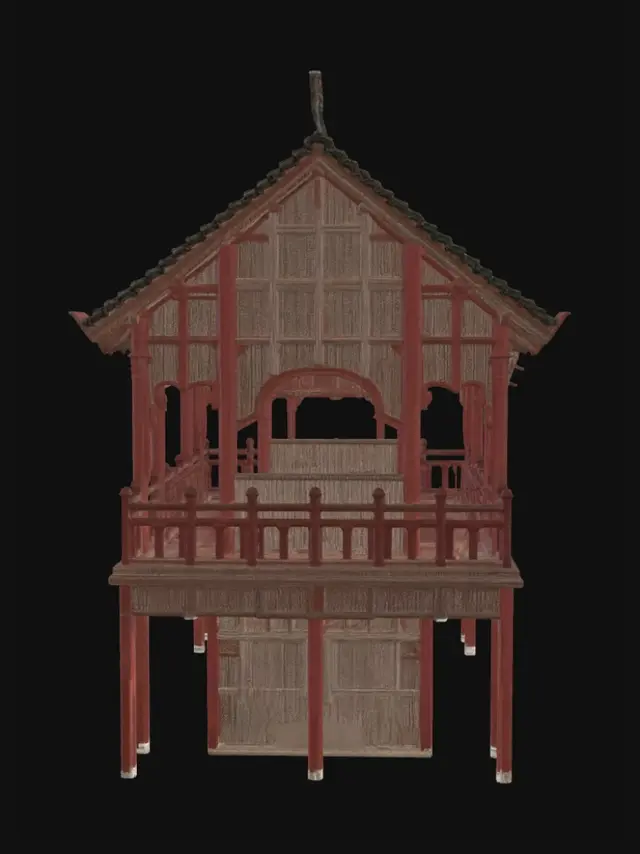 3D model for Sea Temple on Stilts
