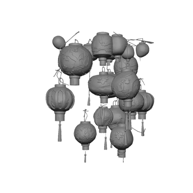 3D model for Kaleidoscope of Lanterns