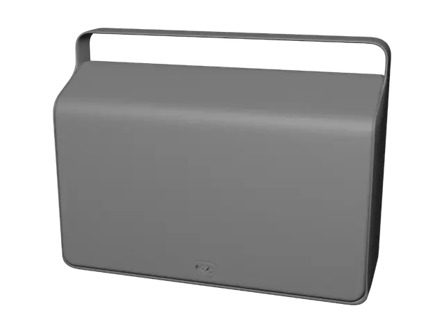 3D model for Yellow Fabric Speaker