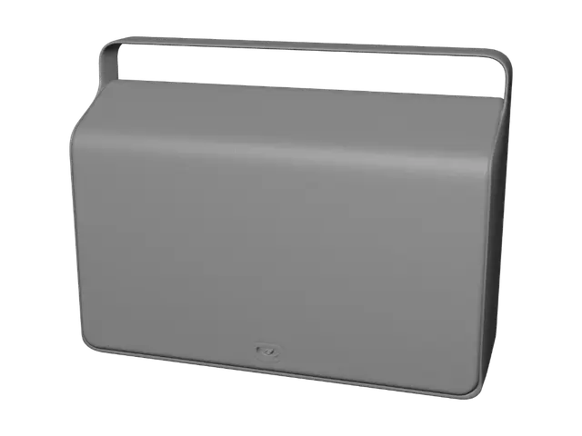 3D model for Yellow Fabric Speaker