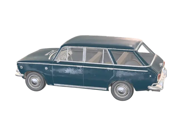 fiat 1500 otro pintado - Sideview 3D model, vytvořený pomocí AI