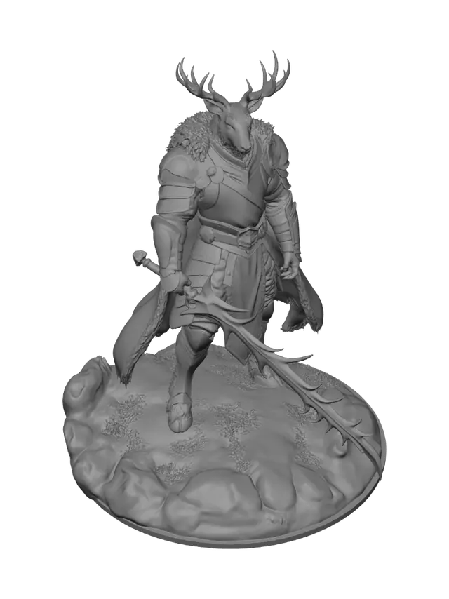 3D model for The Forest Stag Knight