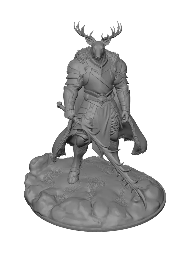 3D model for The Forest Stag Knight