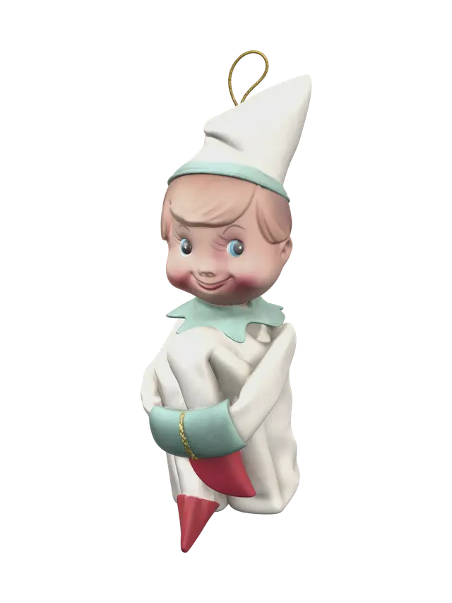 Ornate Santahelper - Jolly 3D model, vytvořený pomocí AI