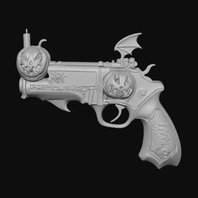 3D model for Jack-O'-Lantern Revolver
