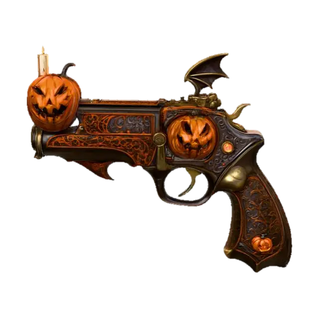 3D model for Jack-O'-Lantern Revolver