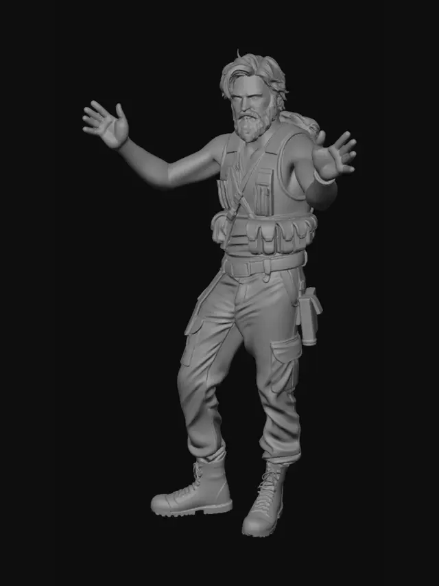 3D model for a survivalist hero for MY seattler based zombie game.. seattle attire not holding anything so i can animate easily