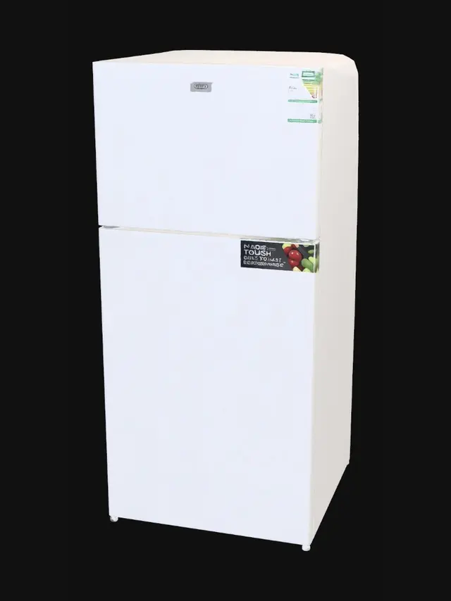 3D model for White top-freezer refrigerator