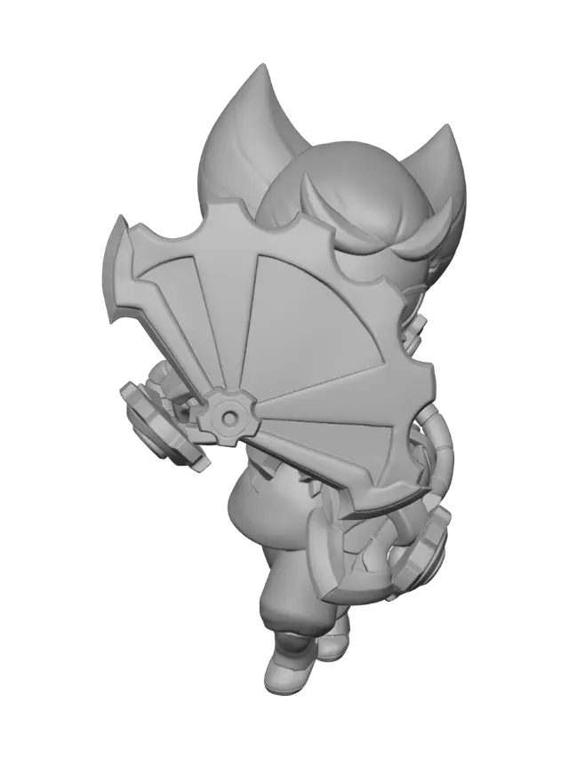 3D model for Clockwork Guardian