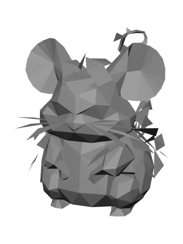3D model for Meadow Crown Mouse