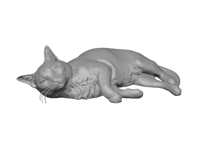 3D model for Sleepy Silver Whiskers