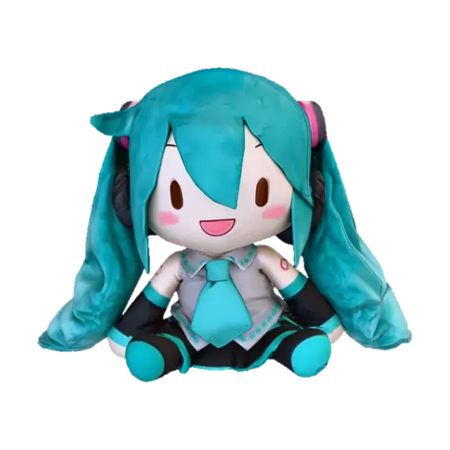 Plushie Delight - Hatsunemiku 3D model, vytvořený pomocí AI