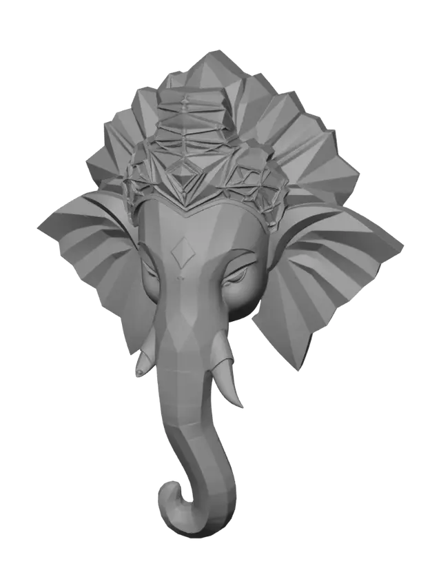 3D model for Gilded Ganesha
