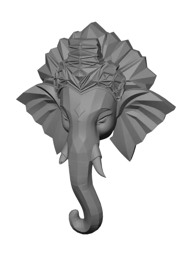 3D model for Gilded Ganesha