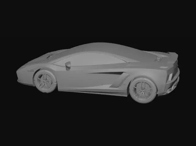 3D model for Neon Lamborghini Upgrade Screen