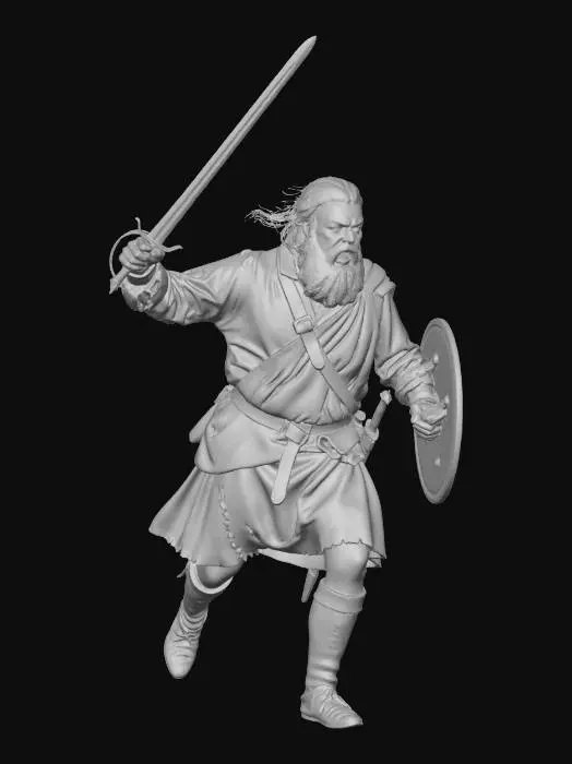 3D model for Highland Warrior