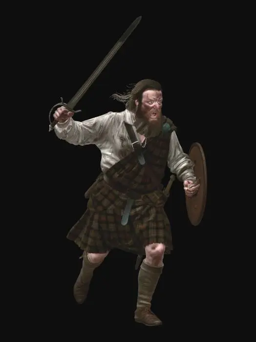 3D model for Highland Warrior