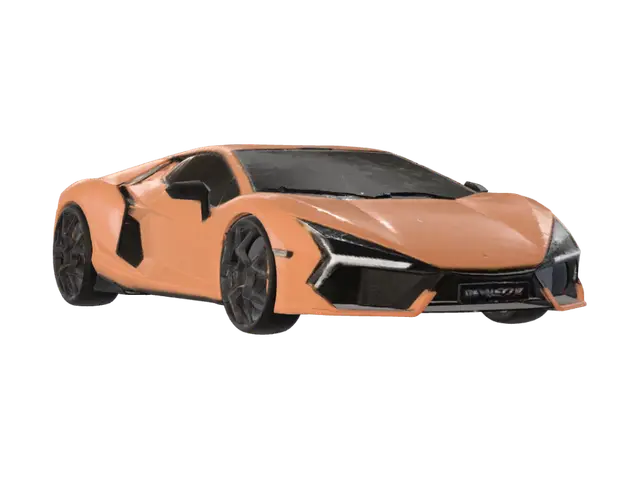 3D model for Orange Lamborghini Reventon